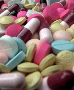 Colorful pet medication and pills!